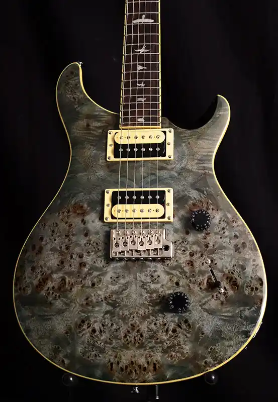 Limited Edition Paul Reed Smith SE Custom 24 Poplar Burl Whale Blue