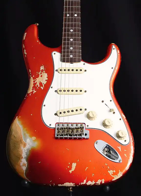 Express Delivery Custom Shop 1969 Heavy Relic Stratocaster | Candy Tangerine Fender