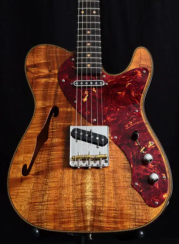 Fender Custom Shop Thinline Telecaster Flame Koa | Thinline Telecaster Luxury