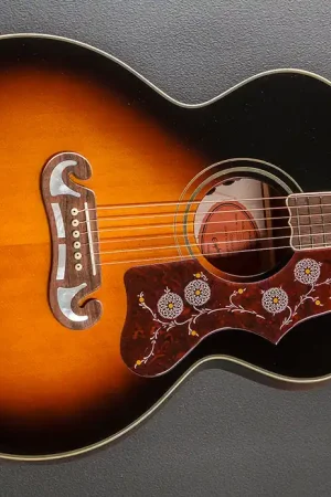 "Inspired by Gibson" J-200 - Aged Gloss Vintage Sunburst– Dave's Guitar Shop Sale