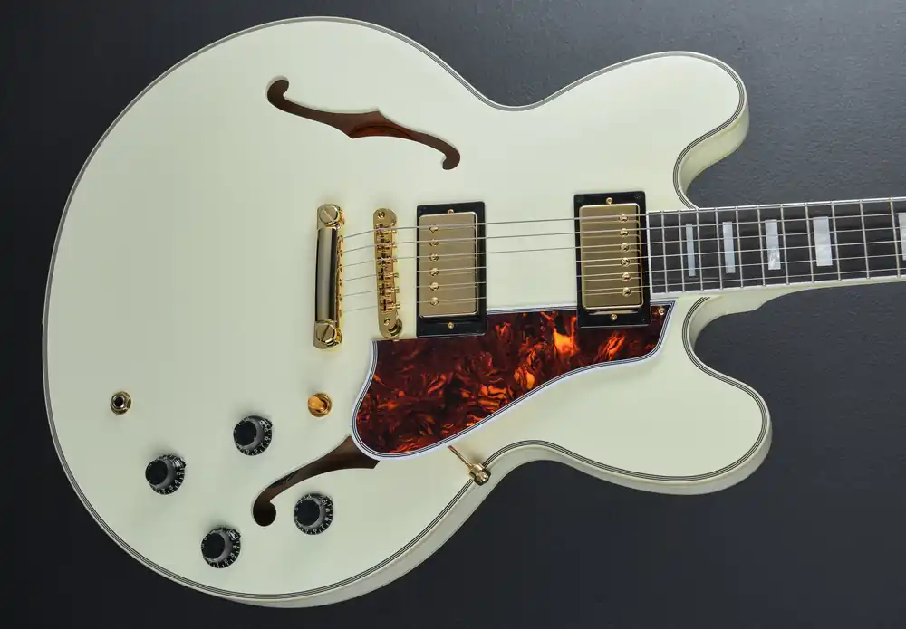 One Day Deal "Inspired by Gibson Custom" 1959 ES-355 - Classic White– Dave's Guitar Shop