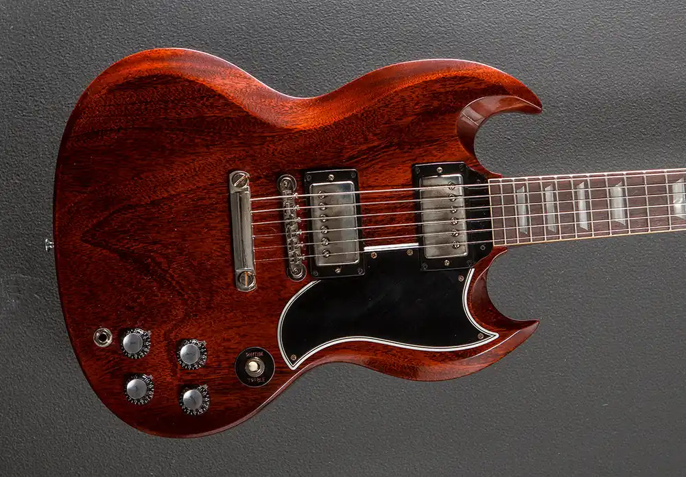 1961 Les Paul SG Standard Reissue Stop Bar - Cherry Red– Dave's Guitar Shop Top Pick