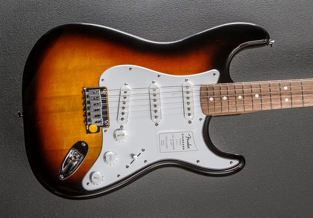 Luxury Standard Stratocaster - 3 Color Sunburst w/Indian Laurel– Dave's Guitar Shop