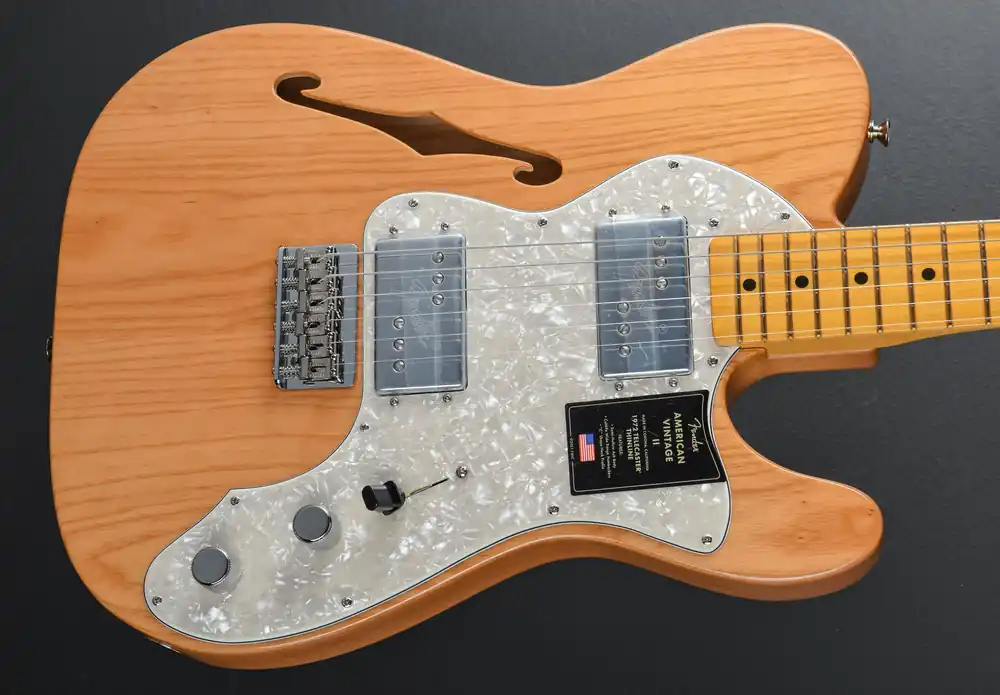 American Vintage II 1972 Telecaster Thinline - Aged Natural– Dave's Guitar Shop Hot Deal