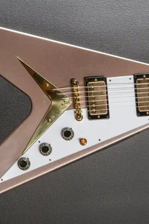 "Made to Measure" 1958 Korina Flying V Reissue - Golden Mist Poly– Dave's Guitar Shop Secure Checkout