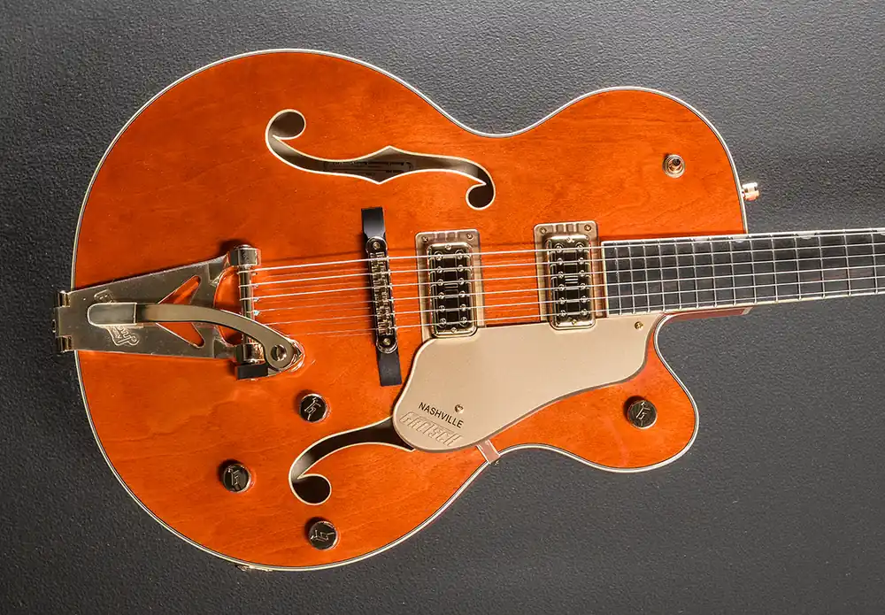 Synchromatic Nashville Hollow Body Single-Cut w/Bigsby– Dave's Guitar Shop Fan Favorite