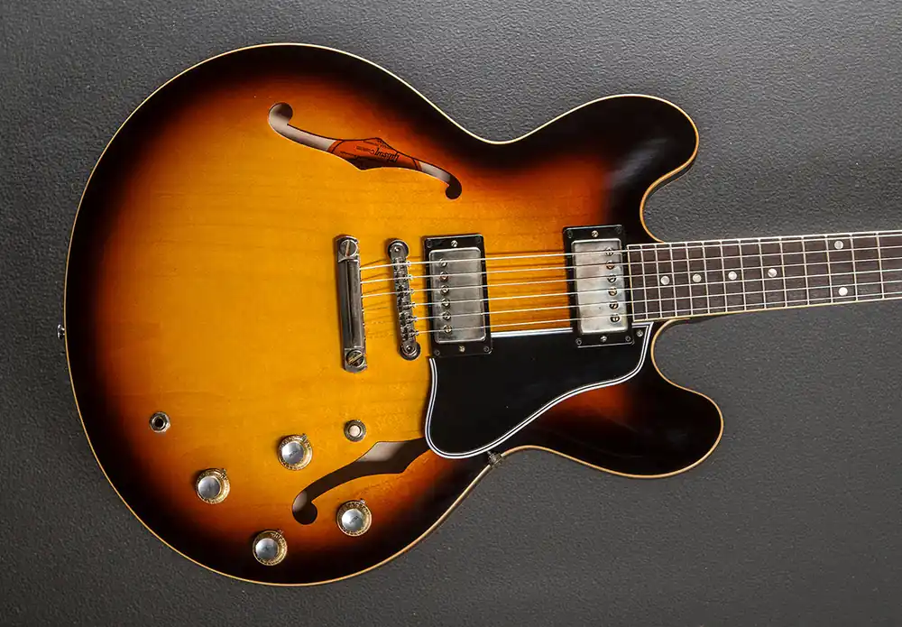 Budget 1961 ES-335 Reissue - Vintage Burst– Dave's Guitar Shop