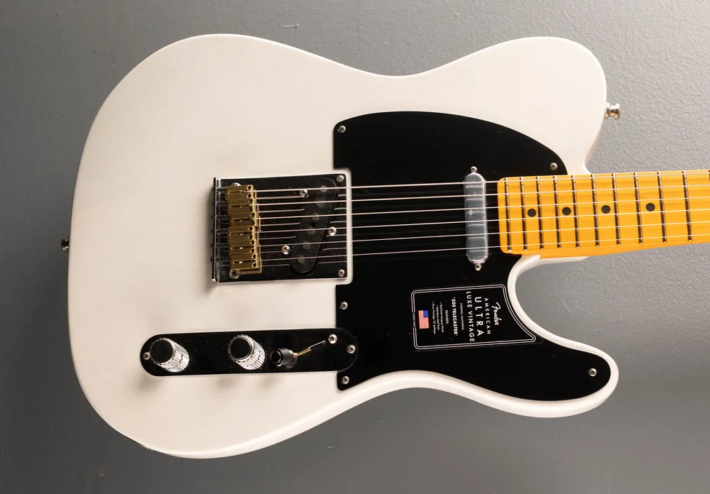 American Ultra Luxe Vintage '50s Telecaster - White Blonde– Dave's Guitar Shop Brand New