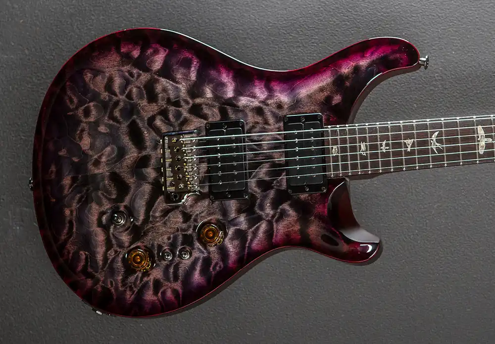Custom 24-08 Select Top - Charcoal Purple Burst– Dave's Guitar Shop Budget