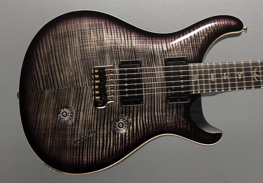 Super Sale Custom 24 10 Top w/ Korina - Charcoal Purple Smokeburst– Dave's Guitar Shop