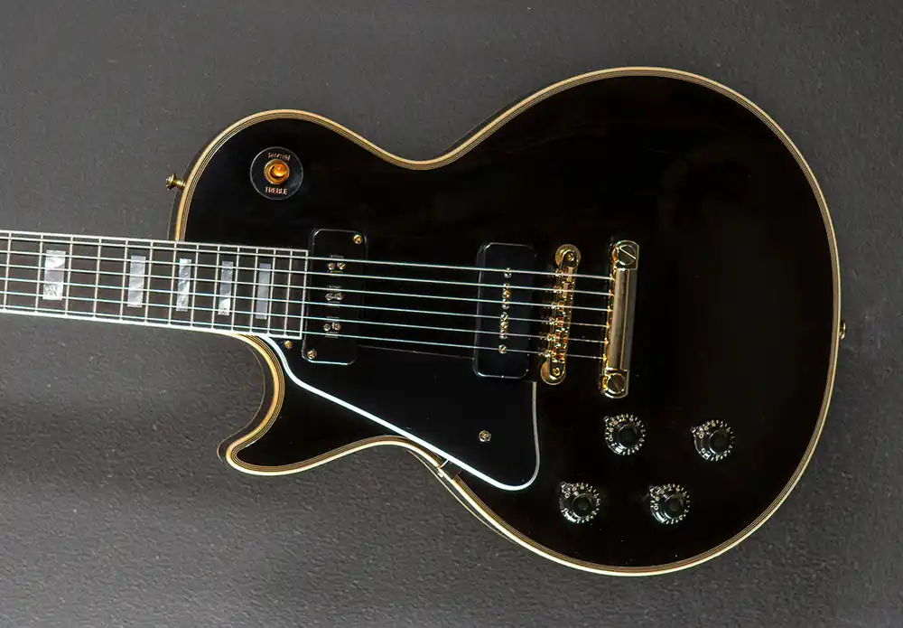 Secure Checkout 1954 Les Paul Custom Staple Pickup Reissue Left Hand - VOS Ebony– Dave's Guitar Shop