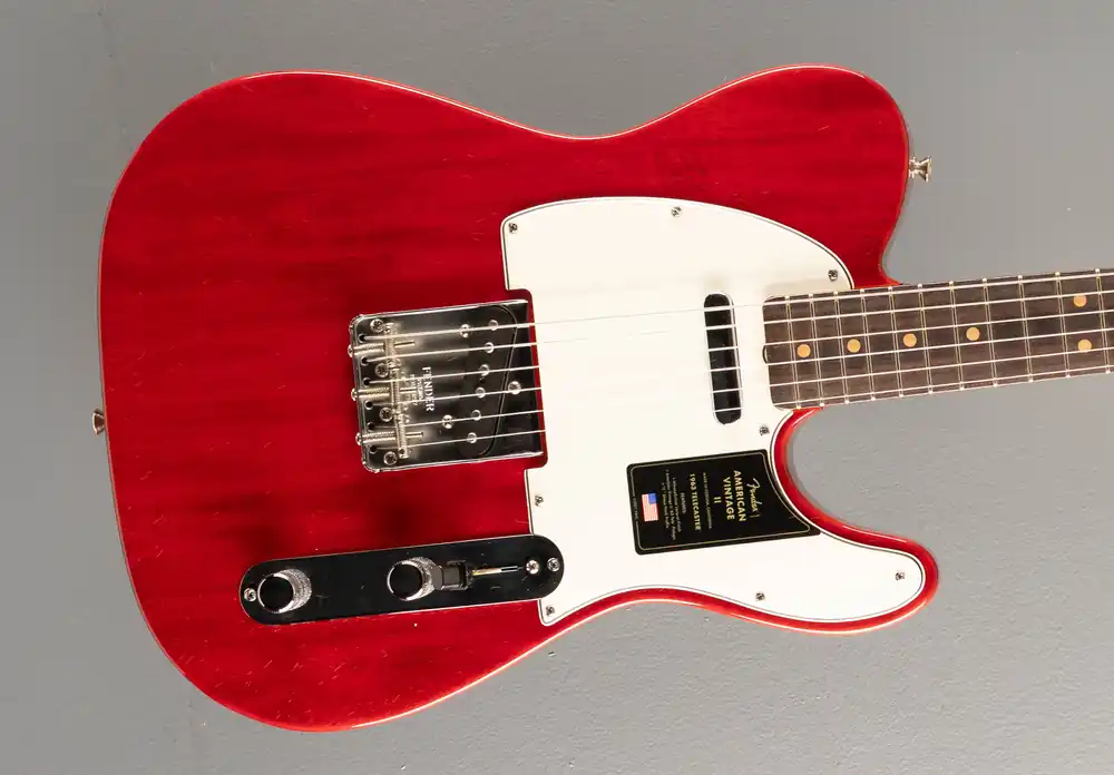 Genuine American Vintage II 1963 Telecaster - Crimson Red Transparent– Dave's Guitar Shop