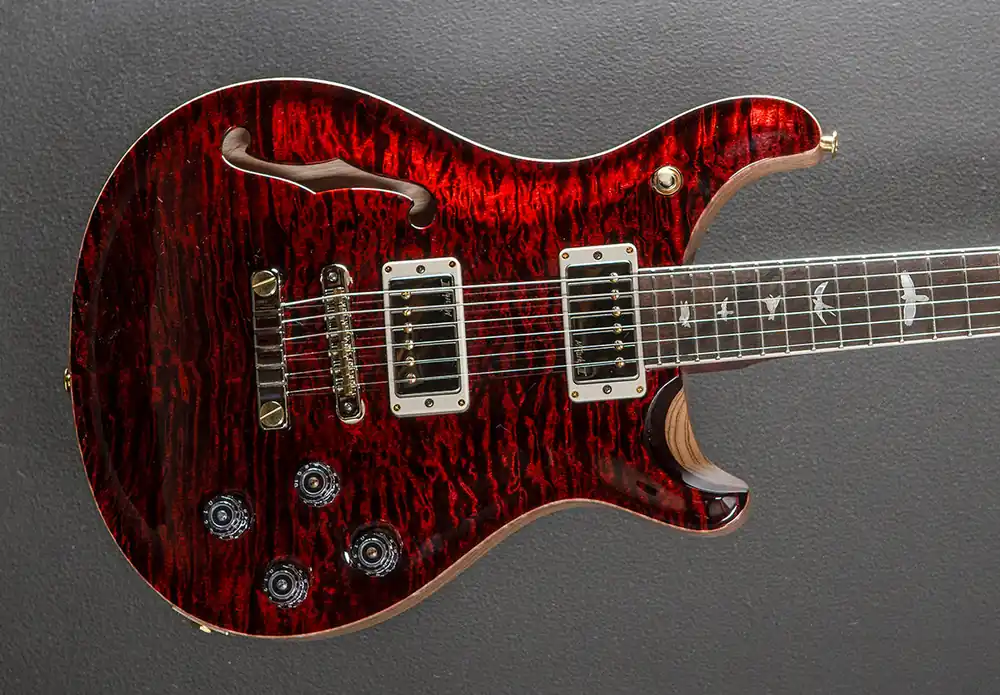 McCarty 594 Semi-Hollow Wood Library Limited - Red Tiger w/Ash– Dave's Guitar Shop Big Sale