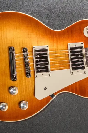 "Inspired by Gibson Custom" 1960 Les Paul Standard Reissue - Iced Tea – Dave's Guitar Shop New Arrival