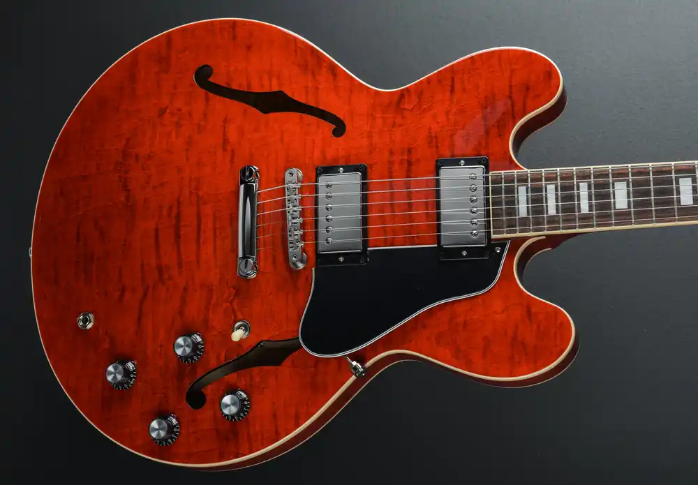 Weekend Sale ES-335 Figured - Sixties Cherry– Dave's Guitar Shop