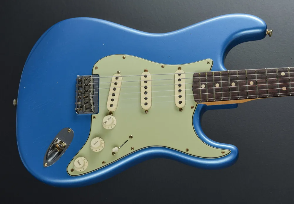 1960 Journeyman Relic Hardtail Stratocaster - Lake Placid Blue– Dave's Guitar Shop Buy Direct