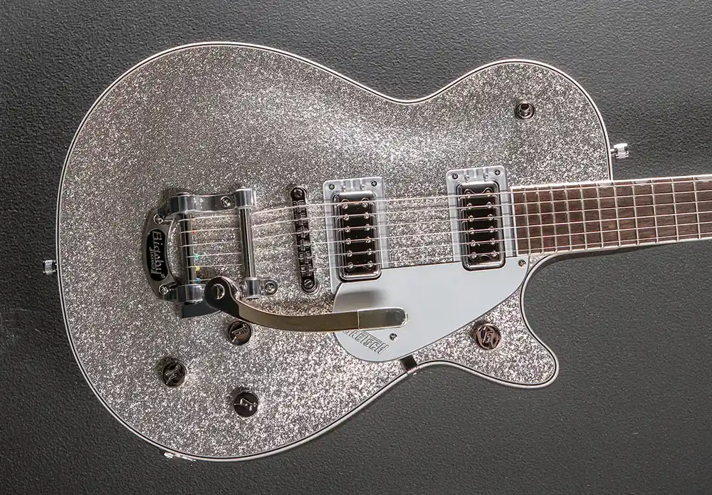 G5230T Electromatic Sparkle Jet FT Single-Cut w/Bigsby - Silver Sparkl– Dave's Guitar Shop Free Returns