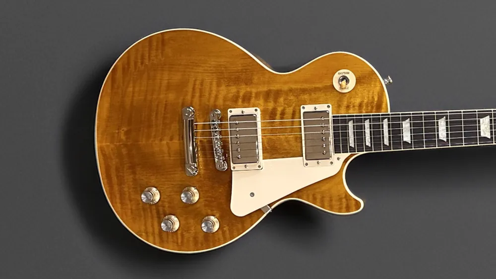 Luxury Les Paul Standard 60s Figured Top - Honey Amber– Dave's Guitar Shop