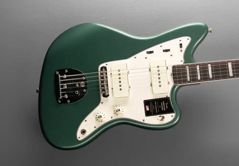 Last Chance American Vintage II 1966 Jazzmaster - Sherwood Green Metallic– Dave's Guitar Shop