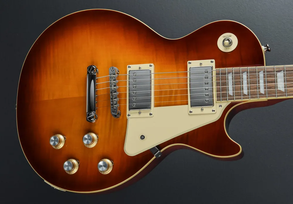"Inspired by Gibson Collection" Les Paul Standard 60's - Iced Tea– Dave's Guitar Shop Popular