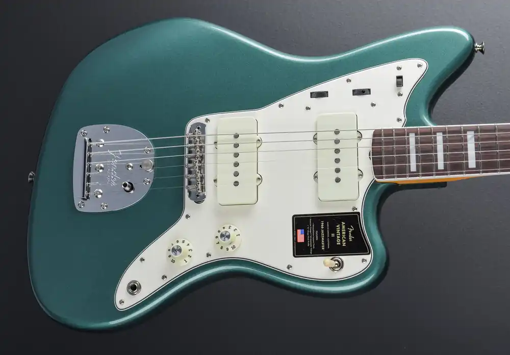 Bargain American Vintage II 1966 Jazzmaster - Sherwood Green Metallic– Dave's Guitar Shop
