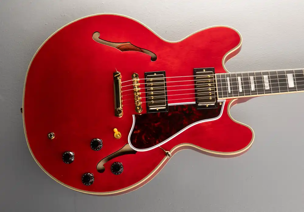 "Inspired by Gibson Custom" 1959 ES-355 - Cherry Red– Dave's Guitar Shop Deal