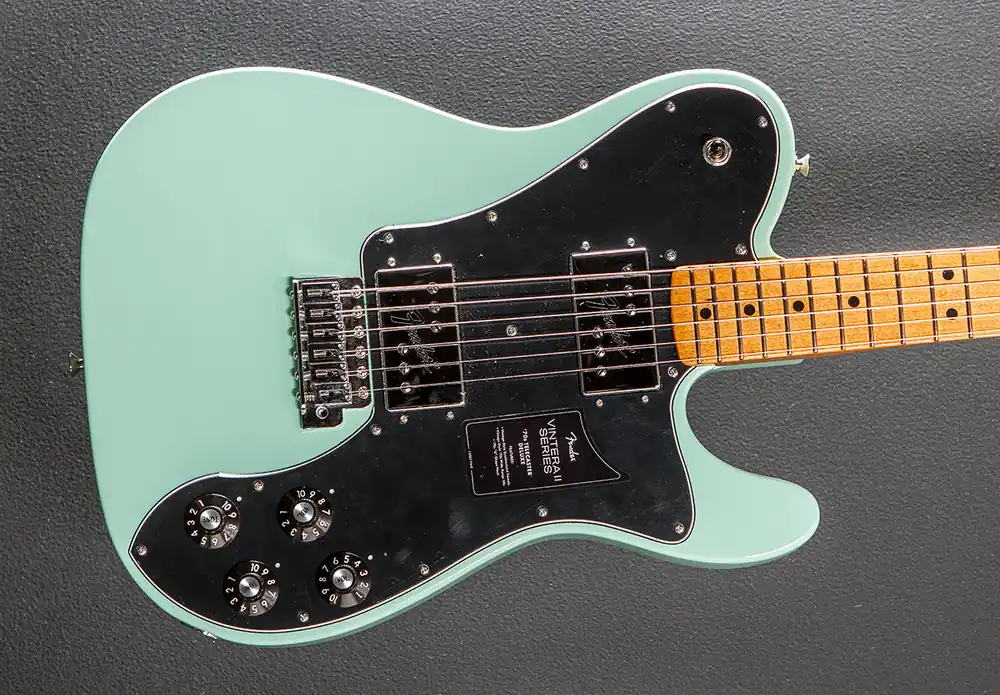 Vintera II 70's Telecaster Deluxe w/Tremolo - Surf Green– Dave's Guitar Shop Deal