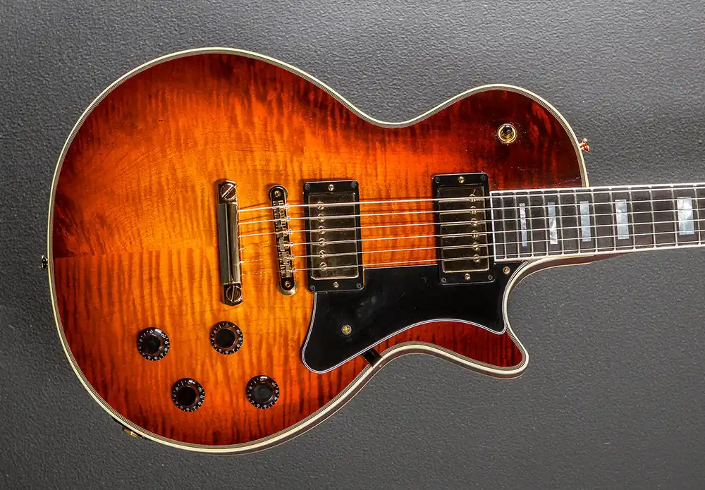 Get Yours Custom Shop Core Collection H-157 - Dark Cherry Sunburst– Dave's Guitar Shop