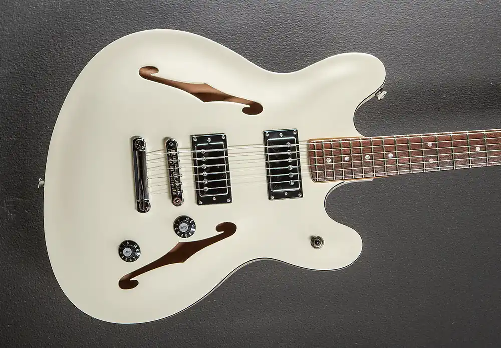 Big Sale Affinity Series Starcaster Deluxe - Olympic White– Dave's Guitar Shop