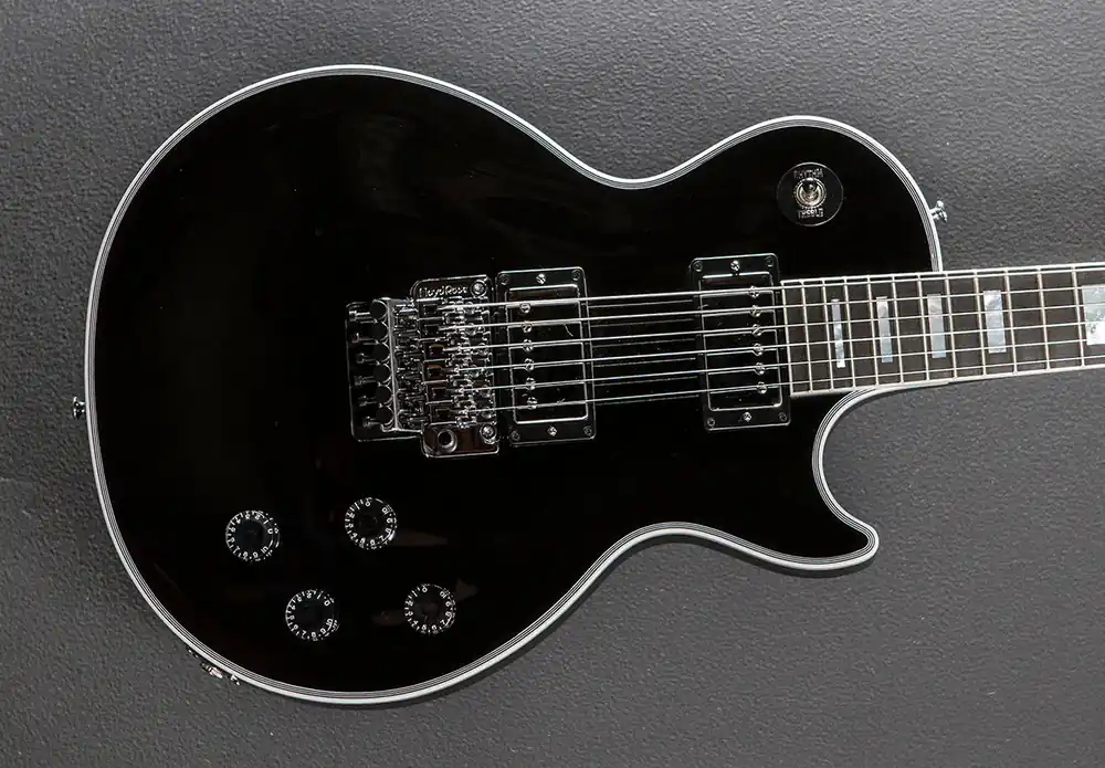 Low Price Les Paul Axcess Custom - Gloss Ebony w/Floyd Rose and no Apex Volute– Dave's Guitar Shop