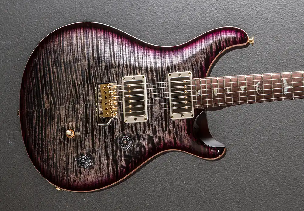 Custom 24 Wood Library Limited – Charcoal Purple Burst w/Brazilian– Dave's Guitar Shop Markdown