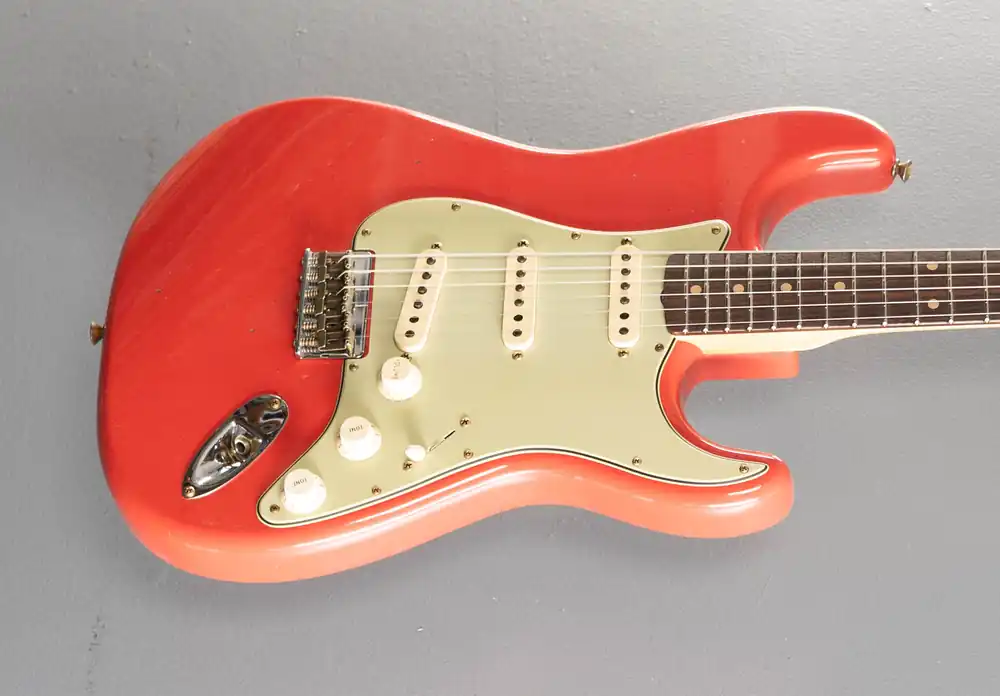 Clearance 1960 Journeyman Relic Hardtail Stratocaster - Fiesta Red– Dave's Guitar Shop