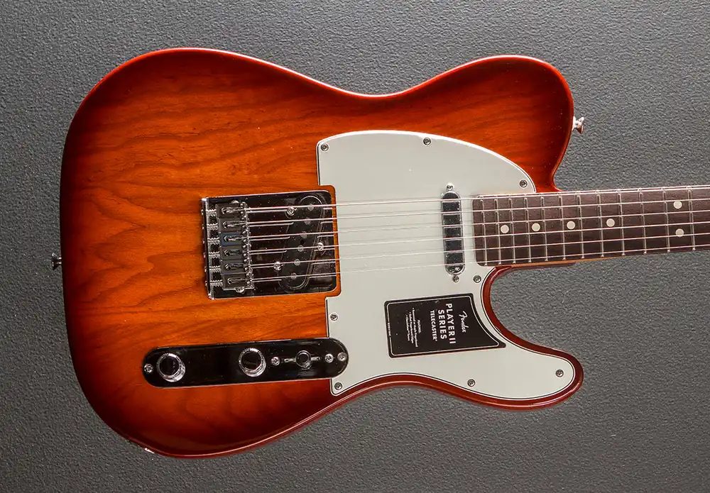 Free Returns Player II Telecaster - Aged Cherry Burst w/Rosewood– Dave's Guitar Shop