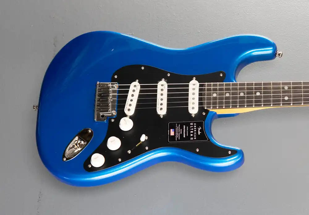 Time-Limited American Ultra II Stratocaster - Noble Blue– Dave's Guitar Shop