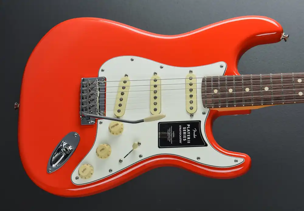 Last Chance Player II Stratocaster - Coral Red w/Rosewood– Dave's Guitar Shop