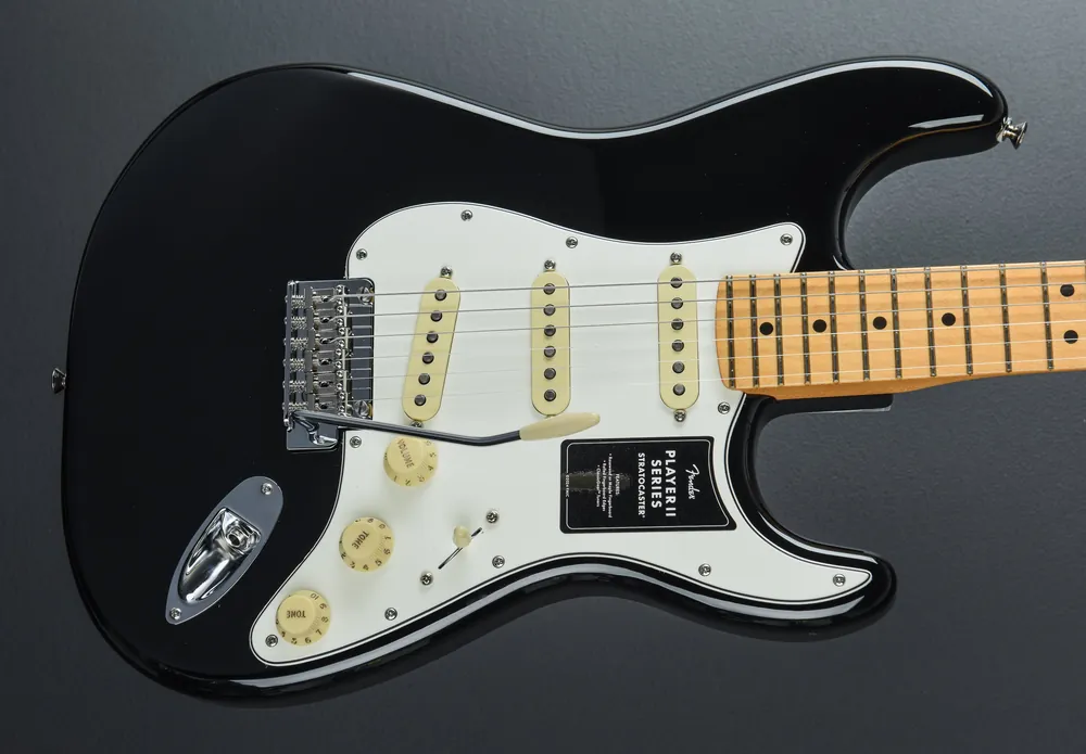 Player II Stratocaster - Black w/Maple– Dave's Guitar Shop Order Now