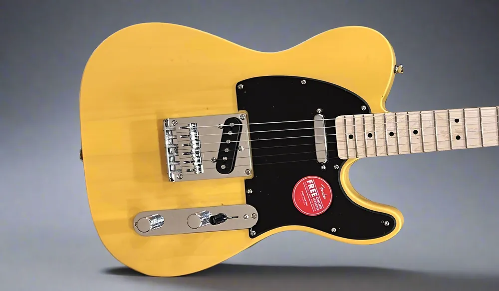 Next Day Delivery Sonic Telecaster - Butterscotch Blonde w/Maple– Dave's Guitar Shop