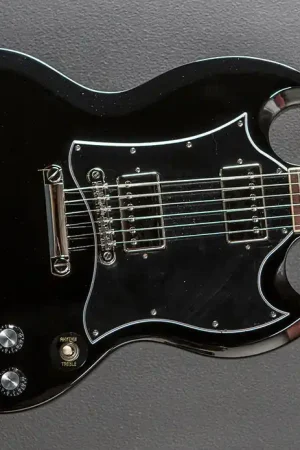 "Inspired by Gibson Collection" SG Standard - Ebony– Dave's Guitar Shop Mega Sale