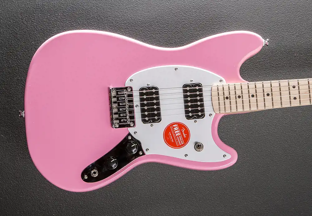 Sonic Mustang HH - Flash Pink w/Maple– Dave's Guitar Shop Popular