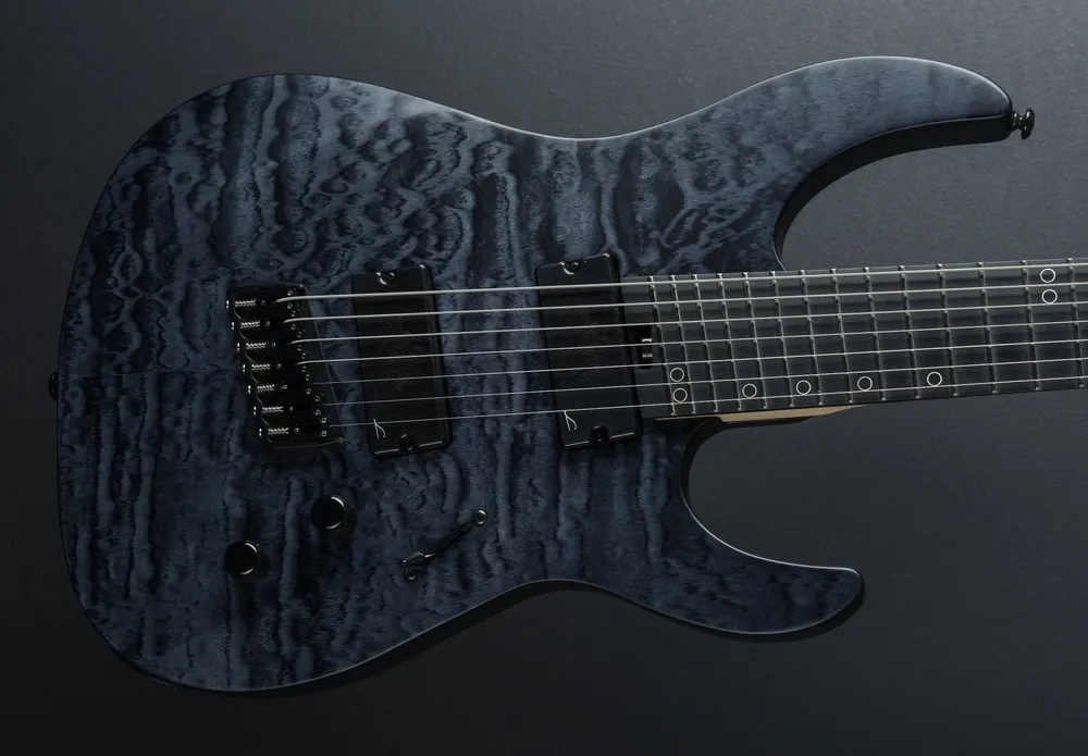 Crafted Ninja N7FSS - Black QM– Dave's Guitar Shop