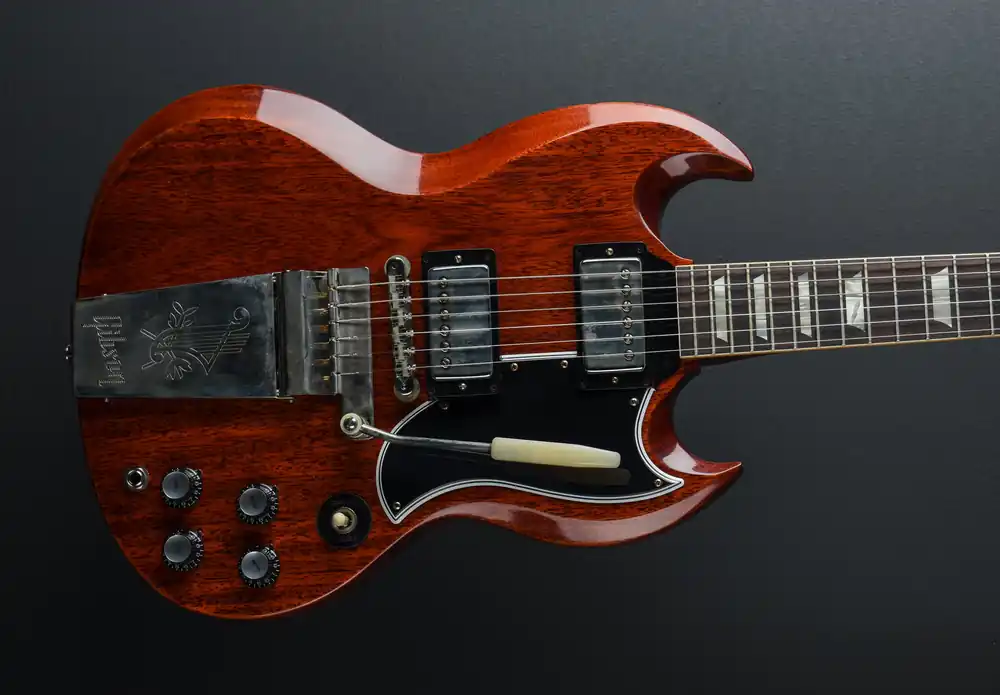 1964 SG Standard Reissue w/Maestro Vibrola - Cherry Red– Dave's Guitar Shop Limited Edition