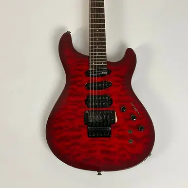Trending Used Fernandes 1993 Dragonfly Elite Pro with Sustainer Electric Guitar Red 6-String