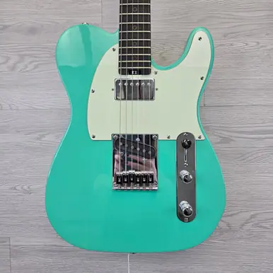 Factory Price Used Schecter DIAMOND SERIES NICK JOHNSTON PT T Type Electric Guitar Green 6-String