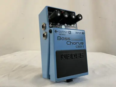 Used Boss CEB-3 BASS CHORUS Chorus Pedal Professional Grade