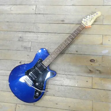 Used Godin MODEL SD 22 FRET S Type Electric Guitar Blue 6-String Express Delivery
