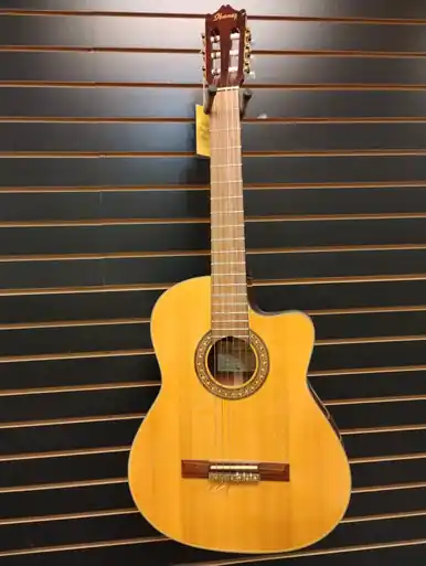 Best Price Used Ibanez GA6CE-14-02 Acoustic Guitar Natural