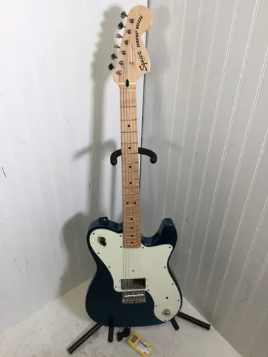 Used Squier ESQUIRE PARA TELE T Type Electric Guitar Blue 6-String Worldwide Shipping