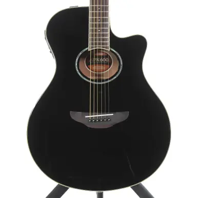 Used Yamaha APX600 BL Solid Top Acoustic Guitar Black Place Order