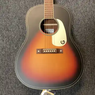 Used Gretsch JIM DANDY DREADNOUGHT Laminate Top Acoustic Guitar Cherry Sunburst Budget