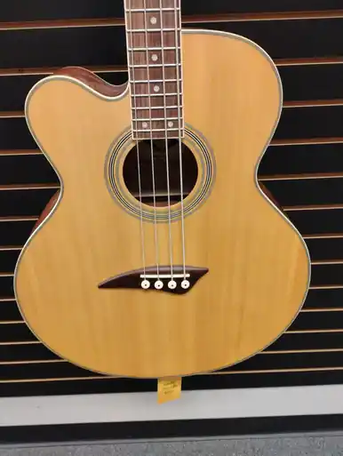 Price Cut Used Dean EABCL BASS Acoustic Guitar Natural